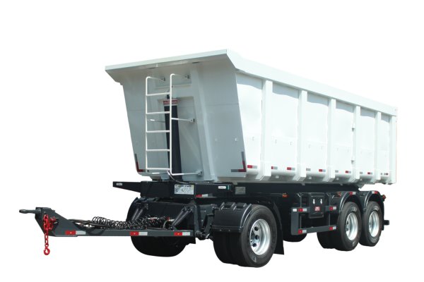 Reboque Julieta Basculante Imavi para transportar cereais e materiais a granel, com um despejo rápido e preciso de carga.